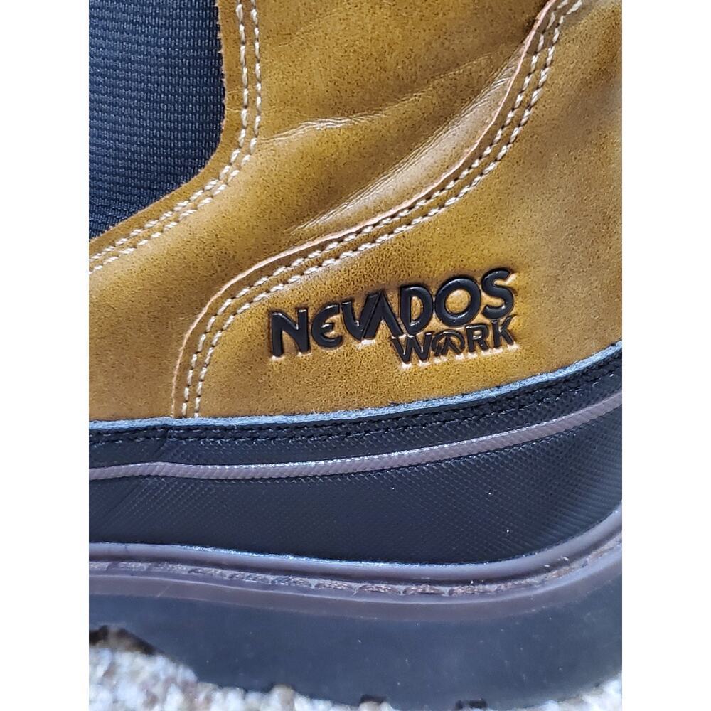 Nevados Work Boots Men’s Size 9.5 Slip-On ASTM F2413-18 Safety Toe Durable Sole - Picture 2 of 9